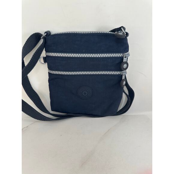 Kipling Navy Nylon Crossbody Bag Preowned - Picture 1 of 6
